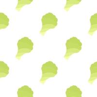 seamless pattern of mustard greens vector