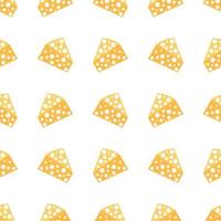 cheese seamless pattern vector