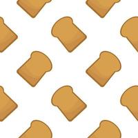 bread seamless pattern vector