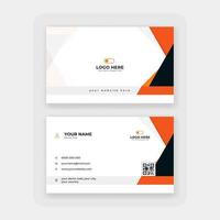 modern abstract business card design template vector