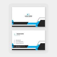 modern abstract business card design template vector