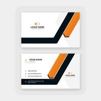 modern abstract business card design template vector