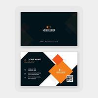 modern abstract business card design template vector