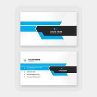 modern abstract business card design template vector