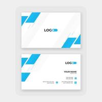 modern abstract business card design template vector