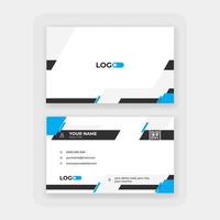 modern abstract business card design template vector