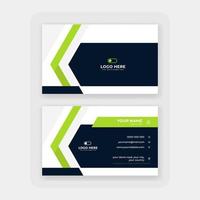 modern abstract business card design template vector