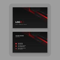 modern abstract business card design template vector