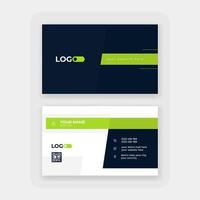 modern abstract business card design template vector