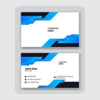 modern abstract business card design template vector