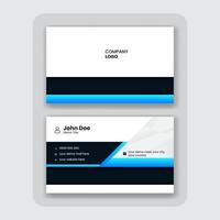 modern abstract business card design template vector