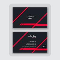 modern abstract business card design template vector