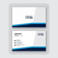 modern abstract business card design template vector