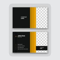 modern abstract business card design template vector