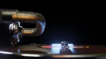 disque vinyle gramophone vintage sniping boucle parfaite video