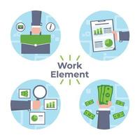 set of Work Element vector