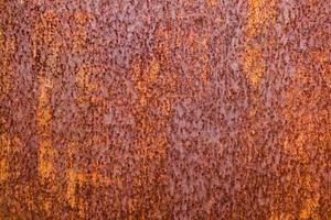 Rusted grunge metal, rust, oxidized steel texture. Industrial metal background texture. photo