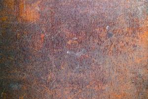 Rusted grunge metal, rust, oxidized steel texture. Industrial metal background texture. photo