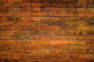 Grunge old brick wall texture background. photo