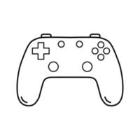 Game controller line icon. Simple vector illustration isolated on white background