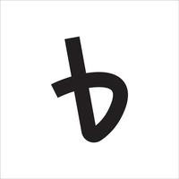 B logo on white background. vector