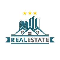 Real estate logo design template illustration vector