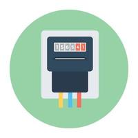 Gas Meter Concepts vector