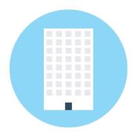 Trendy Building Concepts vector