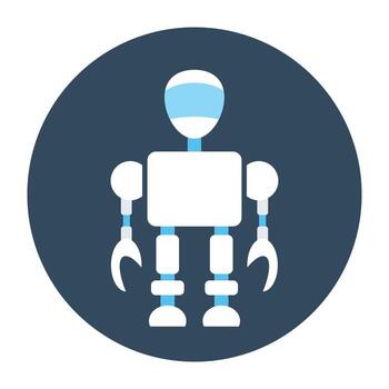 conceptos de robot bionico vector