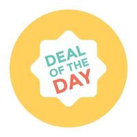 Deal Of The Day vector