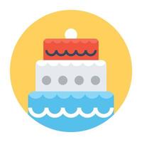 Trendy Cake Concepts vector