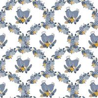 Seamless pattern for Easter holiday vector