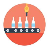 Bottle Conveyor Concepts vector