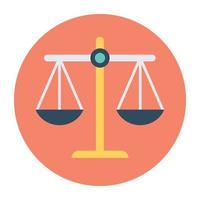 Justice Scale Concepts vector