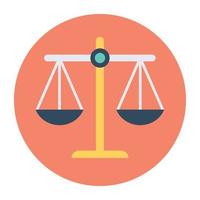 Justice Scale Concepts vector