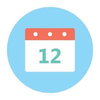 Trendy Calendar Concepts vector