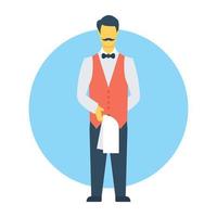 Trendy Butler Concepts vector