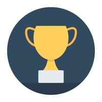 Trendy Trophy Concepts vector