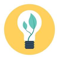 Eco Bulb Concepts vector