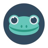 Trendy Frog Concepts vector