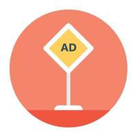 Road Advertising Concepts vector