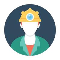 Trendy Miner Concepts vector