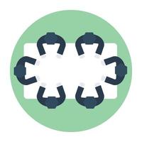 Trendy Meeting Concepts vector