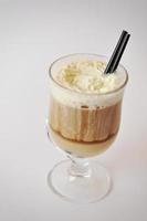 cocktail cream with coffee  isolated on a white background photo