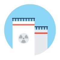 Nuclear Plant Concepts vector