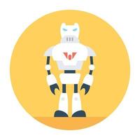 Trendy Robotics Concepts vector