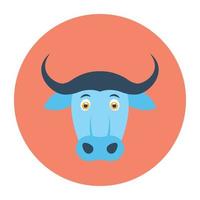 Trendy Bull Concepts vector