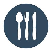 Trendy Cutlery Concepts vector