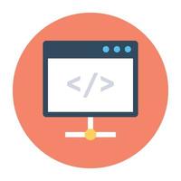 HTML Coding Concepts vector