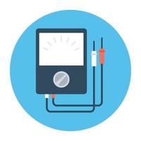 Voltage Meter Concepts vector